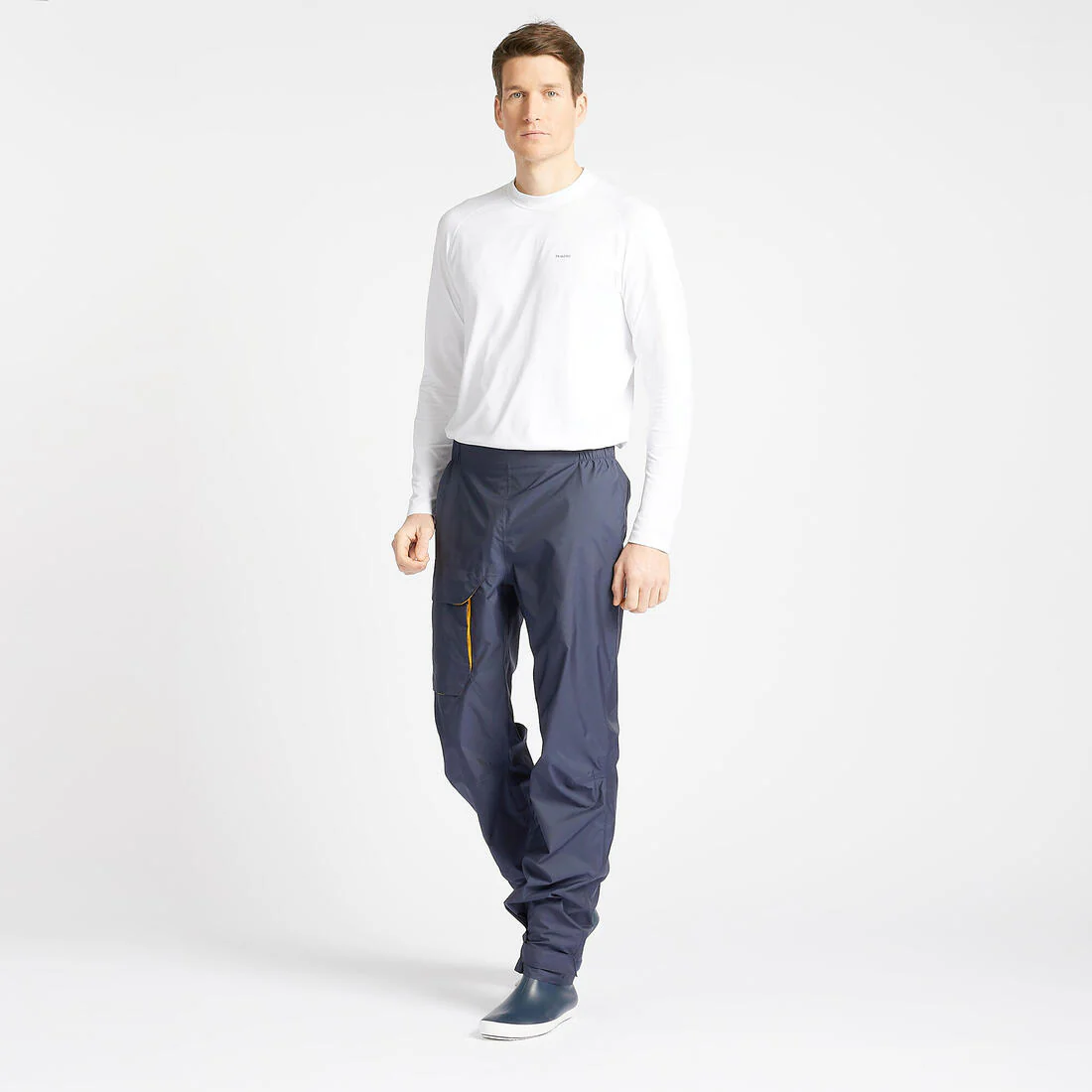 Cubrepantalón de vela impermeable azul marino para hombre Sailing 100 - Image 7