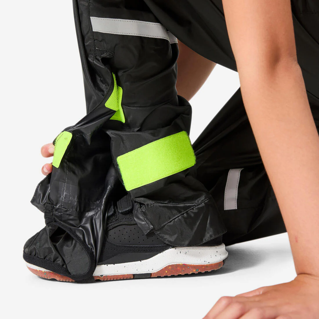 Cubrepantalón impermeable de ciclismo para niños 500 - Image 3