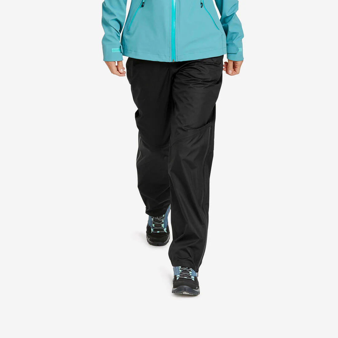 Cubrepantalón impermeable de senderismo en montaña para mujer MH500