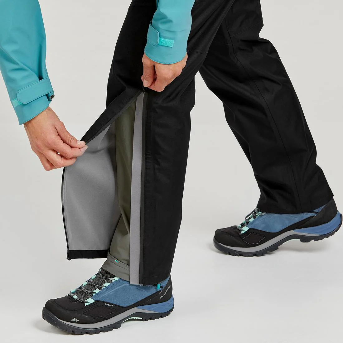 Cubrepantalón impermeable de senderismo en montaña para mujer MH500 - Image 6