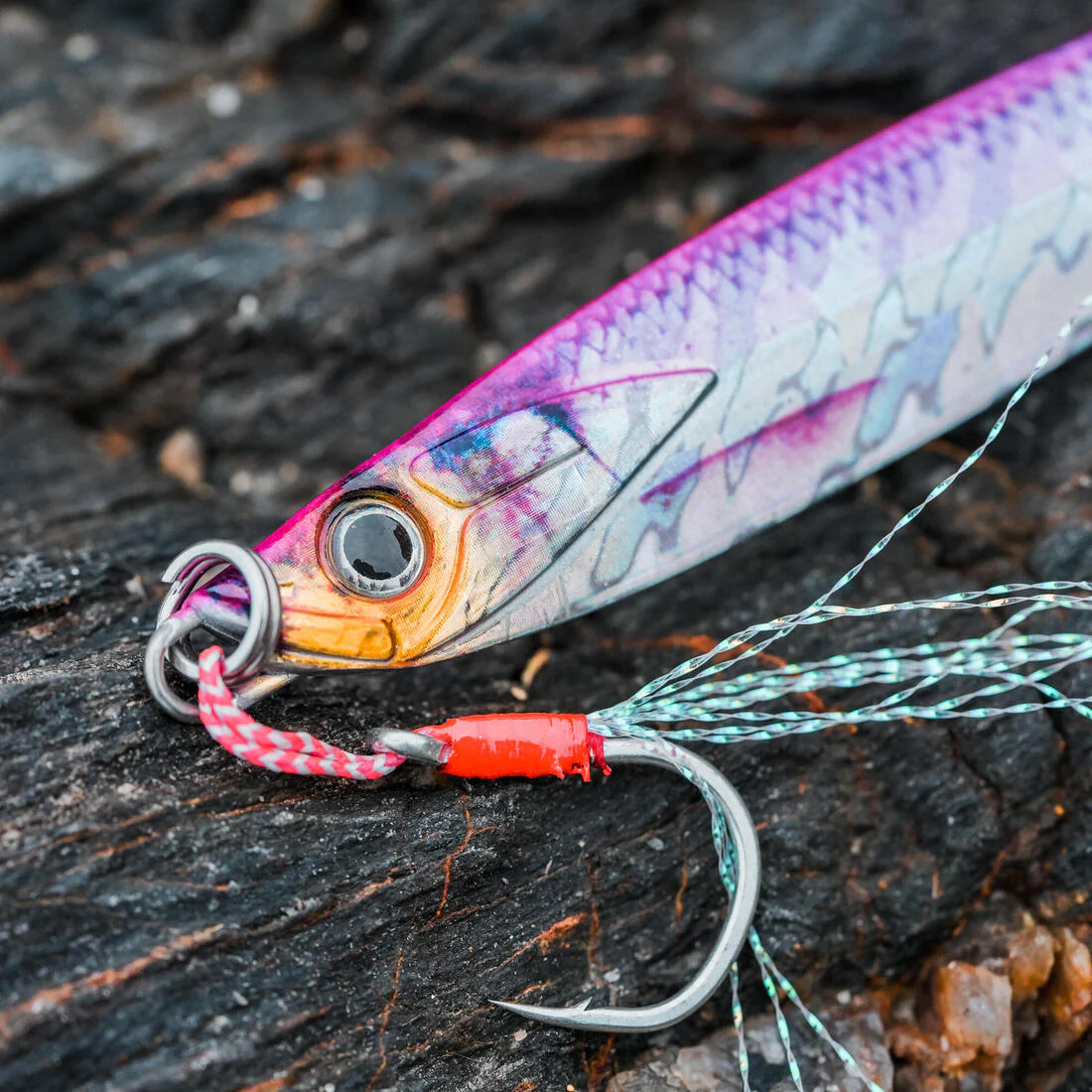 Cucharilla Pesca Señuelos Mar Biastos Rosa Arenque 80 g - Image 6