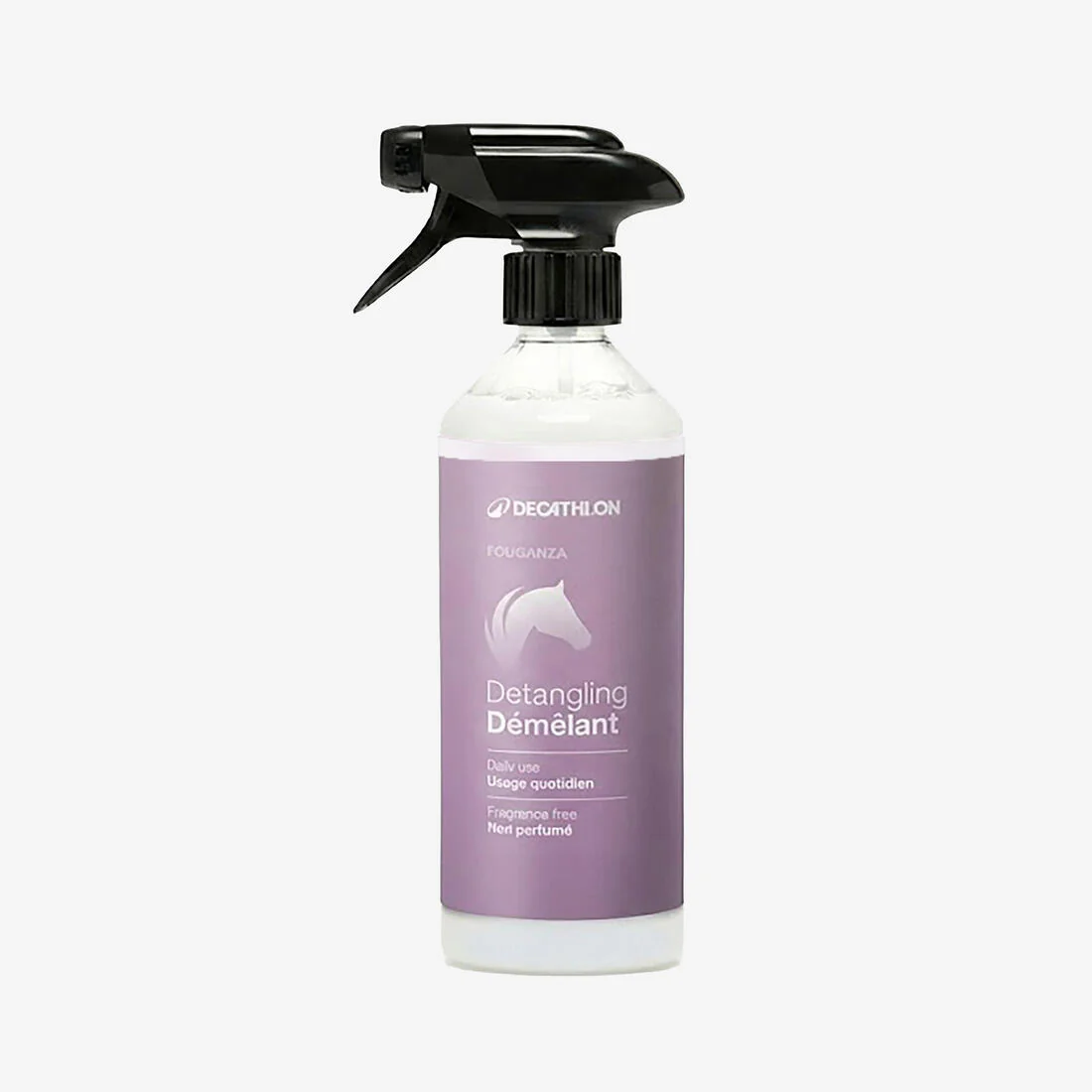 Desenredante abrillantador de equitación de 500 ml para caballo y poni
