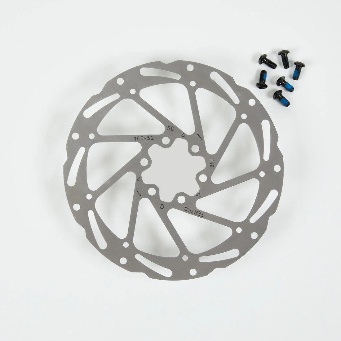 Disco de freno para bici de 160 mm con 6 orificios TR-52