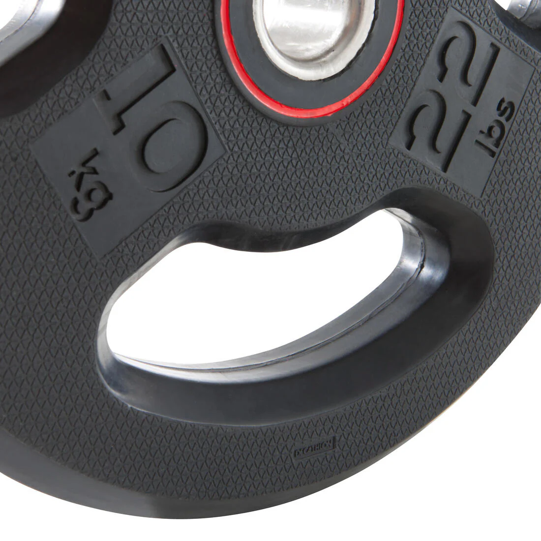 Disco de musculación de hierro con revestimiento de goma de 10 kg - Image 7