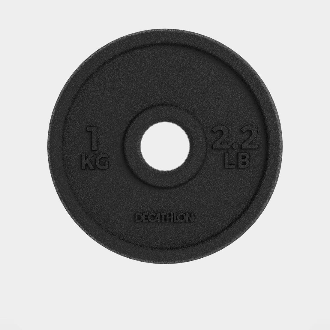 Disco Musculación 28 mm Hierro Parcialmente Reciclado 1 kg