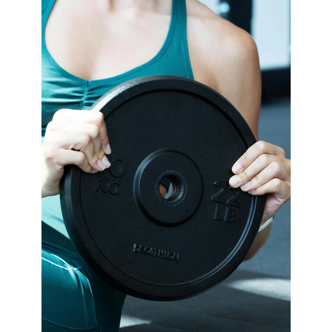 Disco Musculación 28 mm Hierro Parcialmente Reciclado 1 kg - Image 8