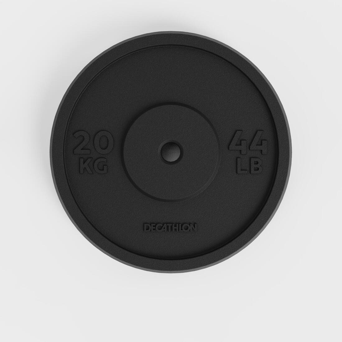 Disco Musculación 28 mm Hierro Parcialmente Reciclado 20 kg
