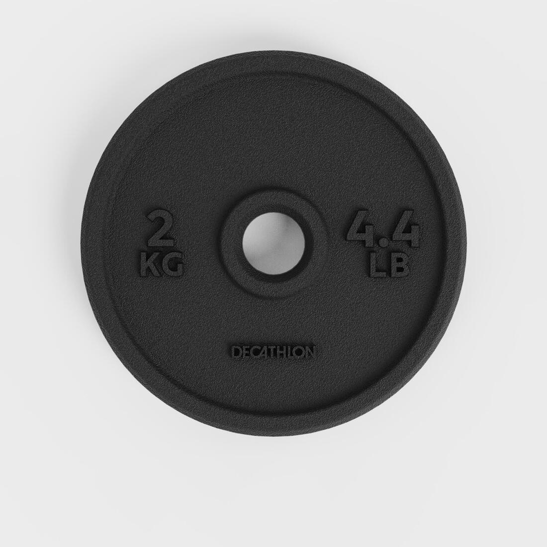 Disco Musculación 28 mm Hierro Parcialmente Reciclado 2 kg