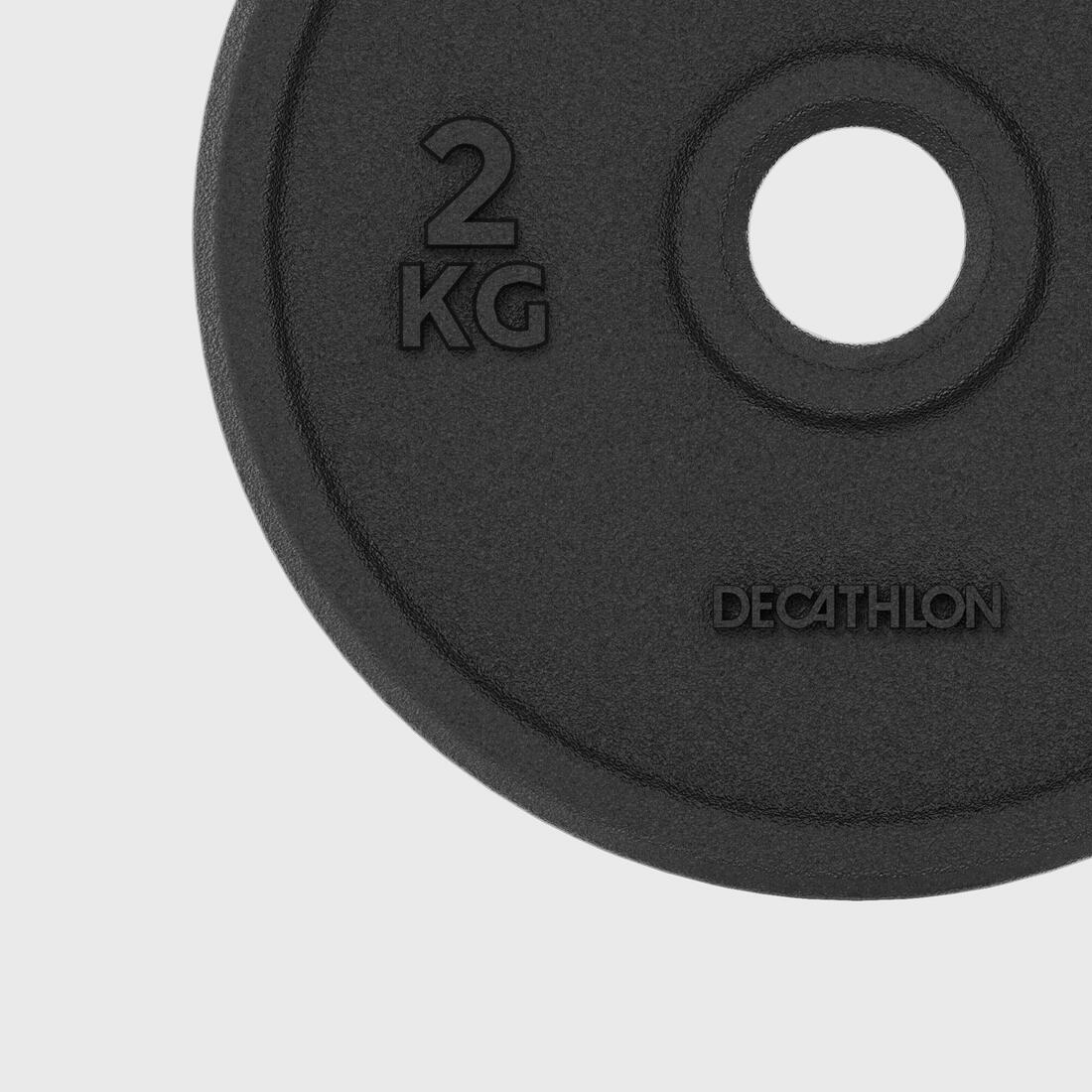 Disco Musculación 28 mm Hierro Parcialmente Reciclado 2 kg - Image 5