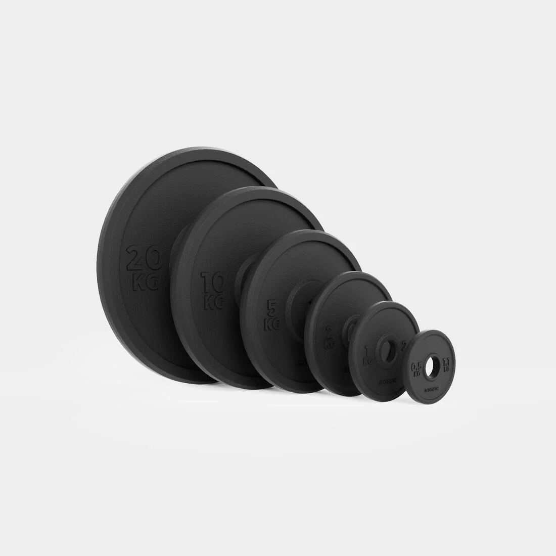 Disco Musculación 28 mm Hierro Parcialmente Reciclado 2 kg - Image 7