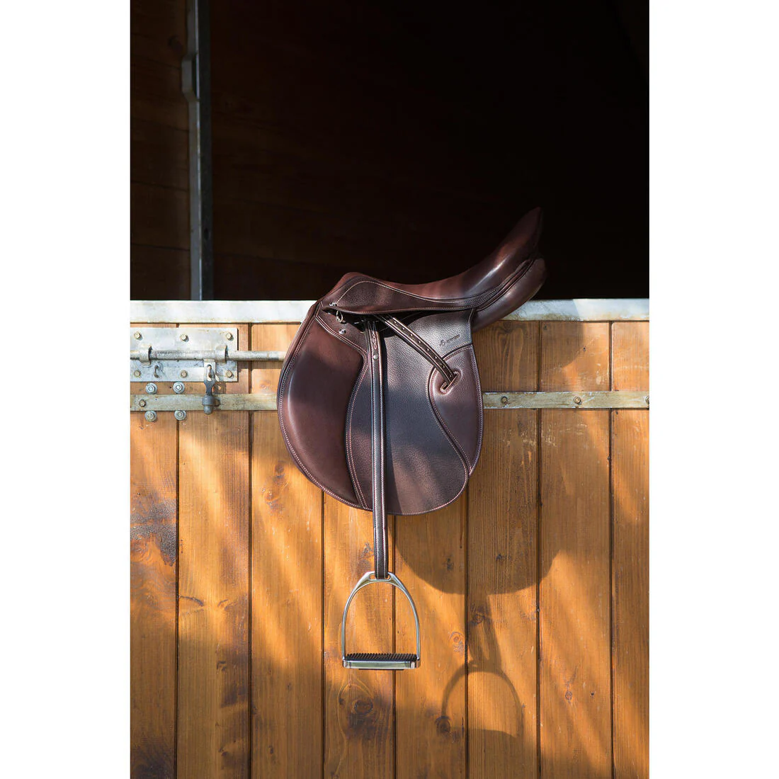 Estriberas de equitación de piel negras para niños y adultos Romeo - Image 8