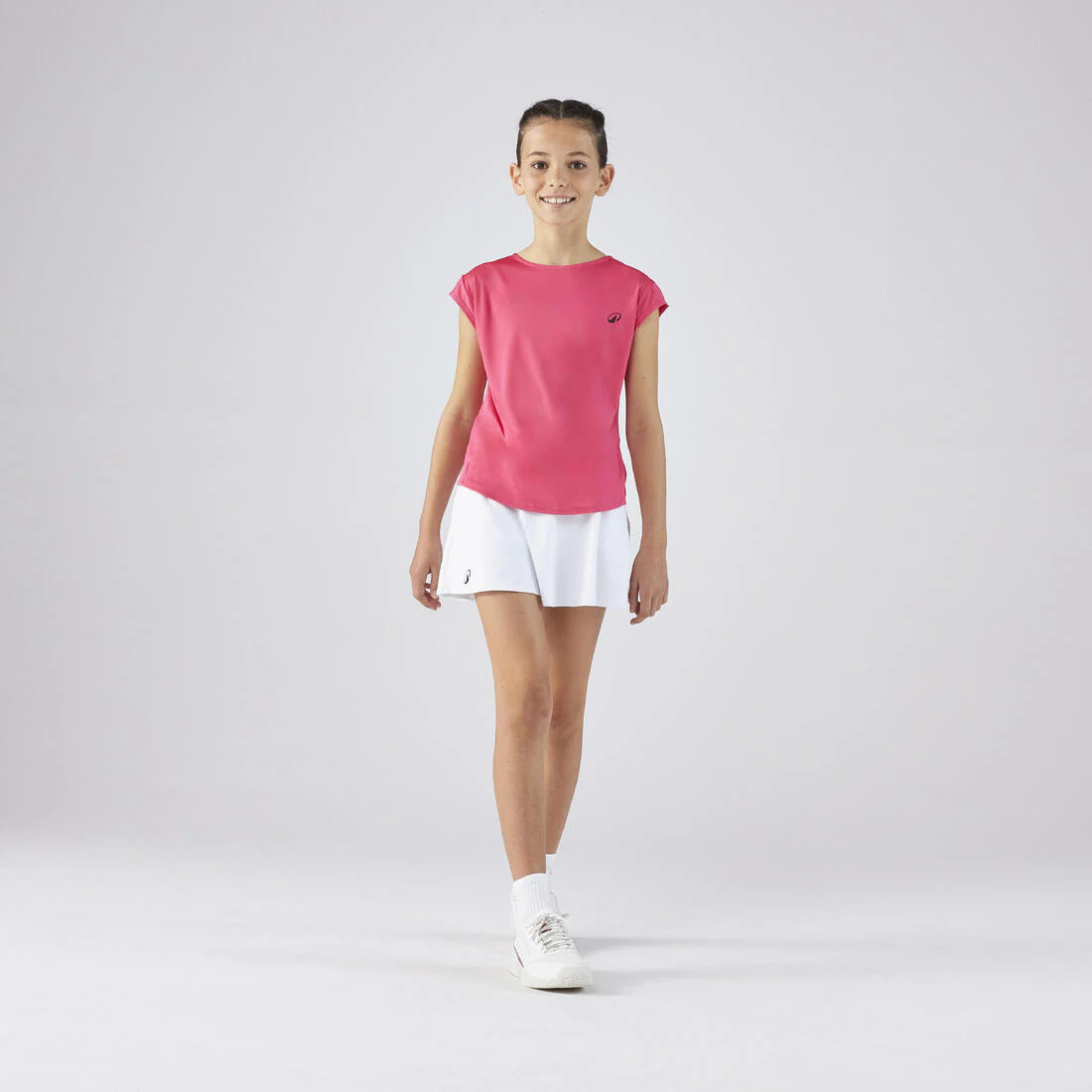 Falda de tenis blanca para niña TSK 500 - Image 11