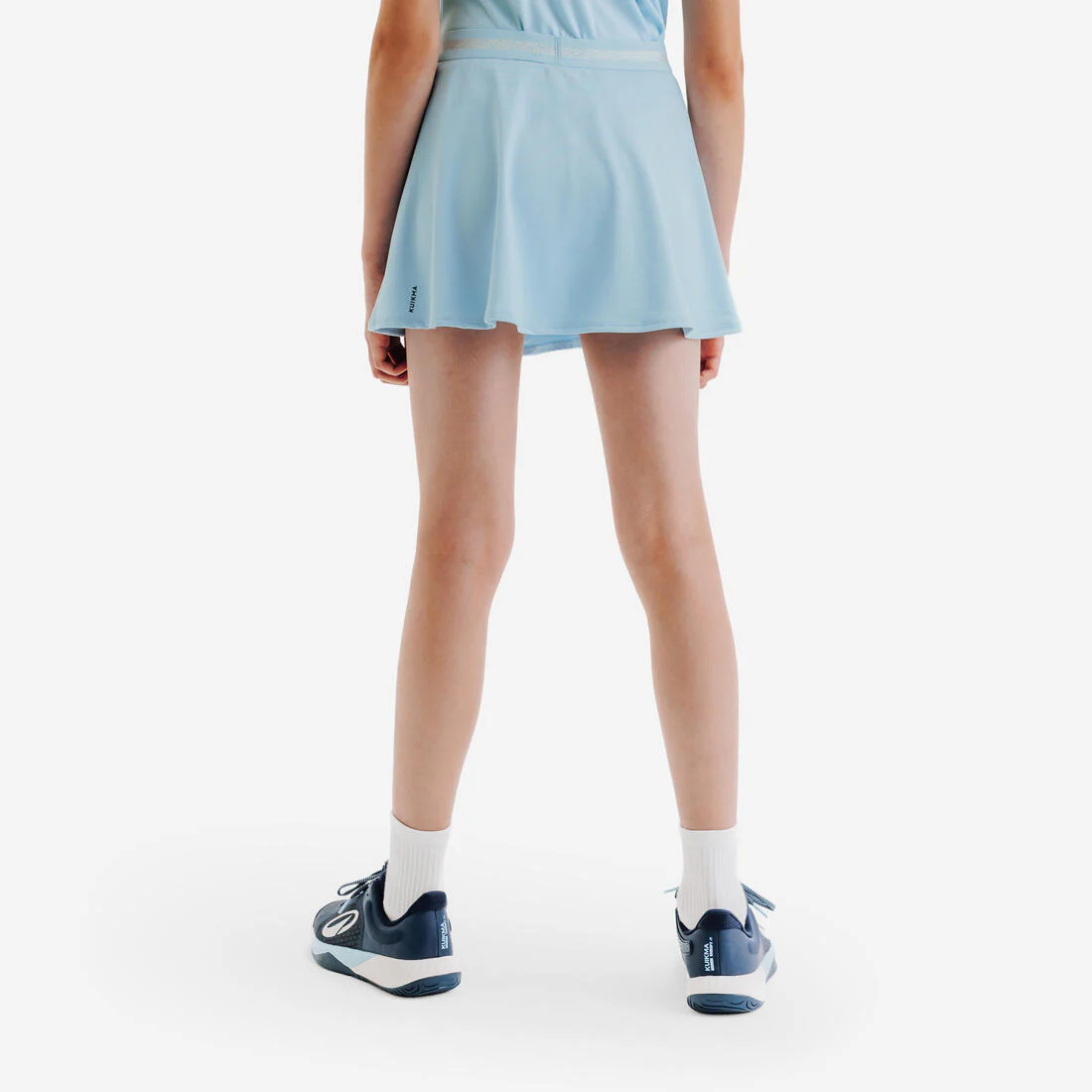 Falda de tenis blanca para niña TSK 500 - Image 7