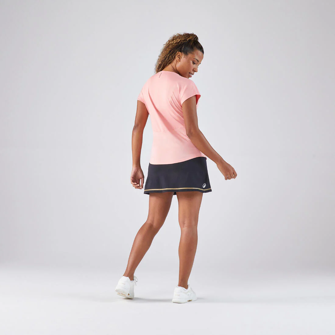 Falda de tenis dry soft mujer - Dry 500 negro - Image 3