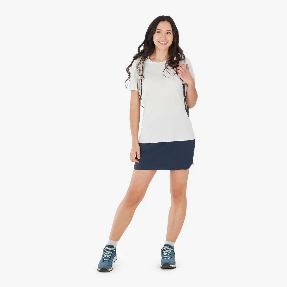 Falda-short de senderismo montaña - MH500 - Mujer