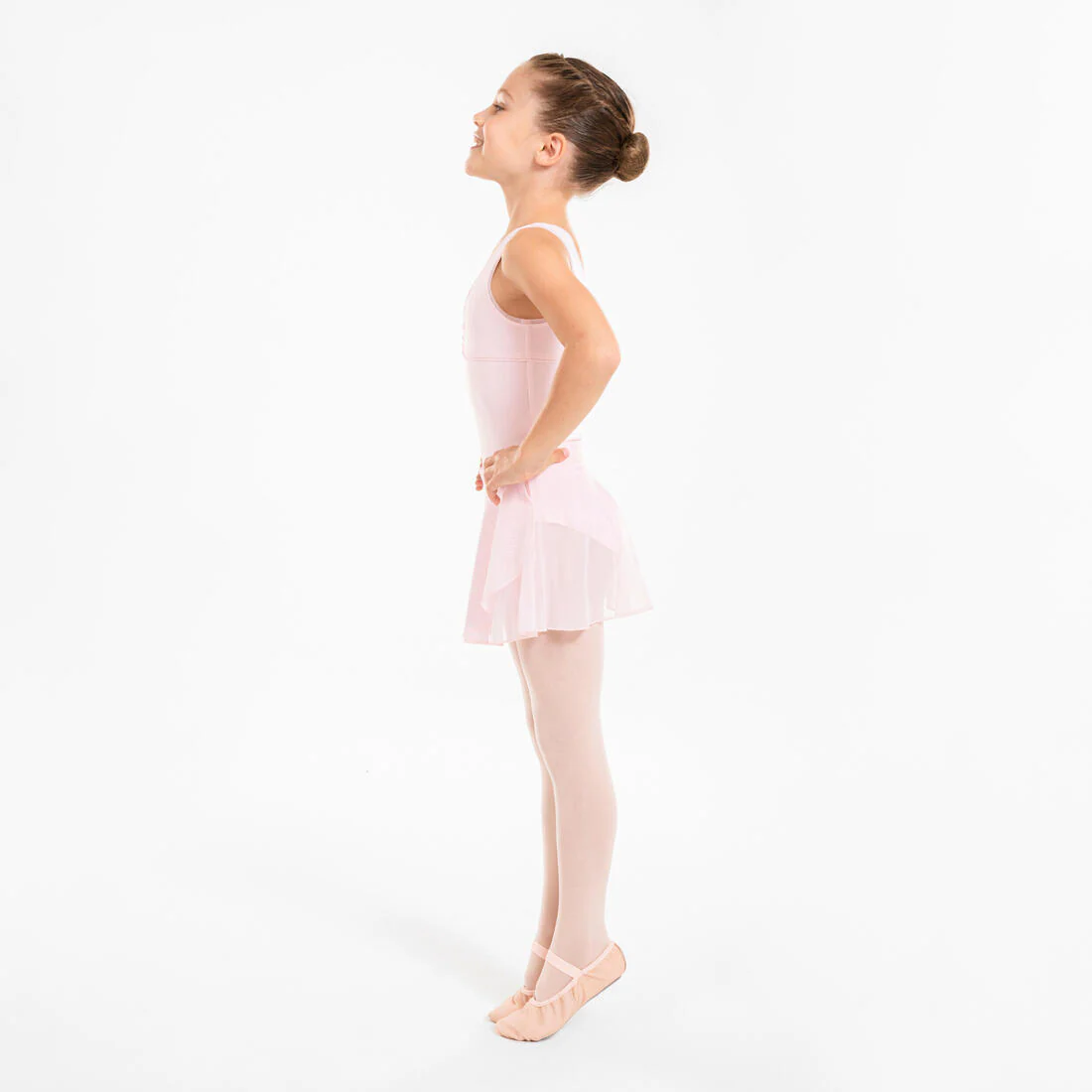 Faldita de Danza Clásica para Niña - Rosa - Velo Gasa - Image 5