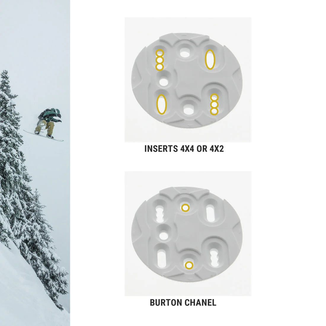 Fijaciones snowboard allmountain/freestyle - SNB 500 blancas - Image 9