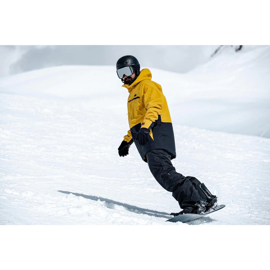 Fijaciones snowboard hombre en pista/fuera de pista - SNB 100 negras - Image 14