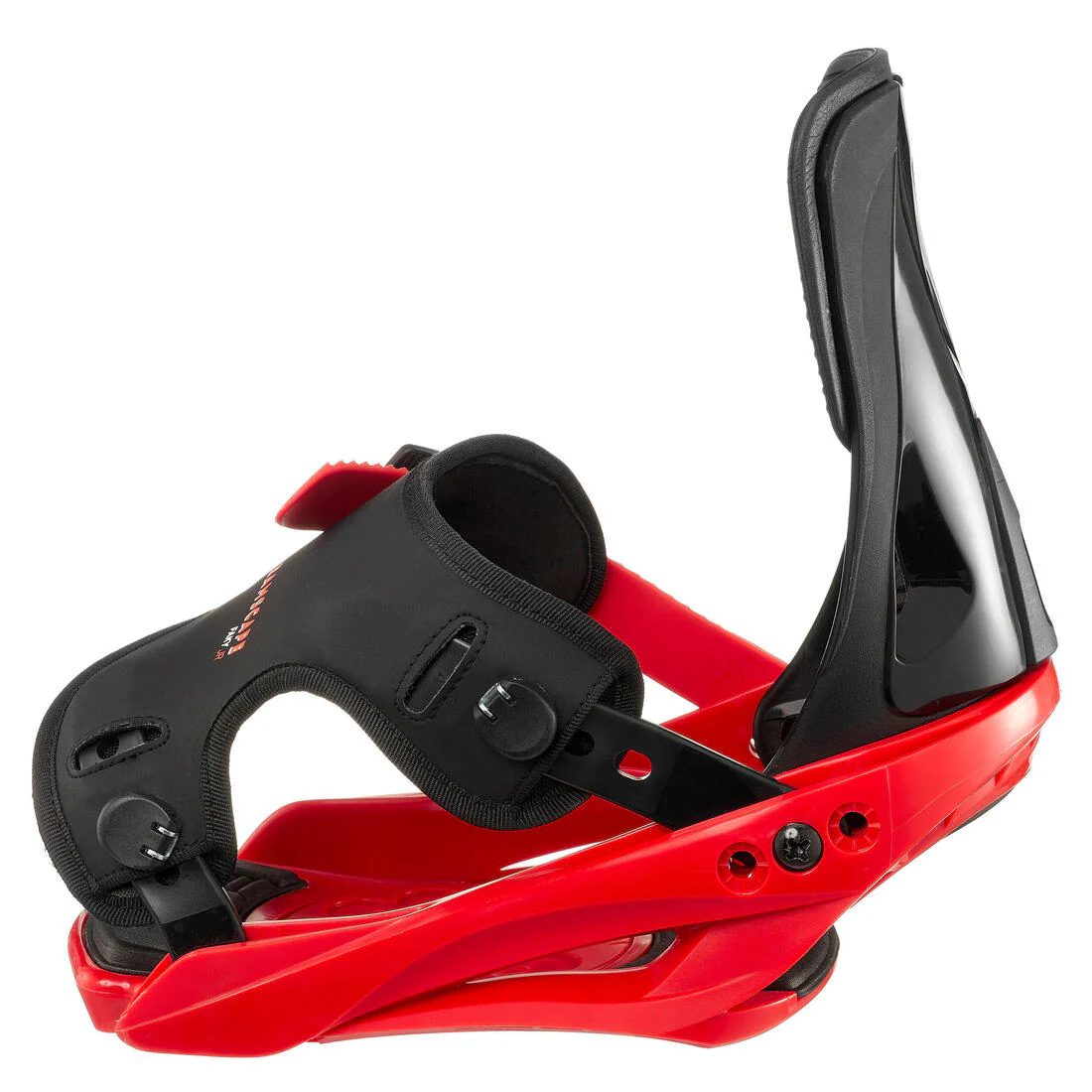 Fijaciones snowboard rápidas niños - Faky S - negro y rojo - Image 3
