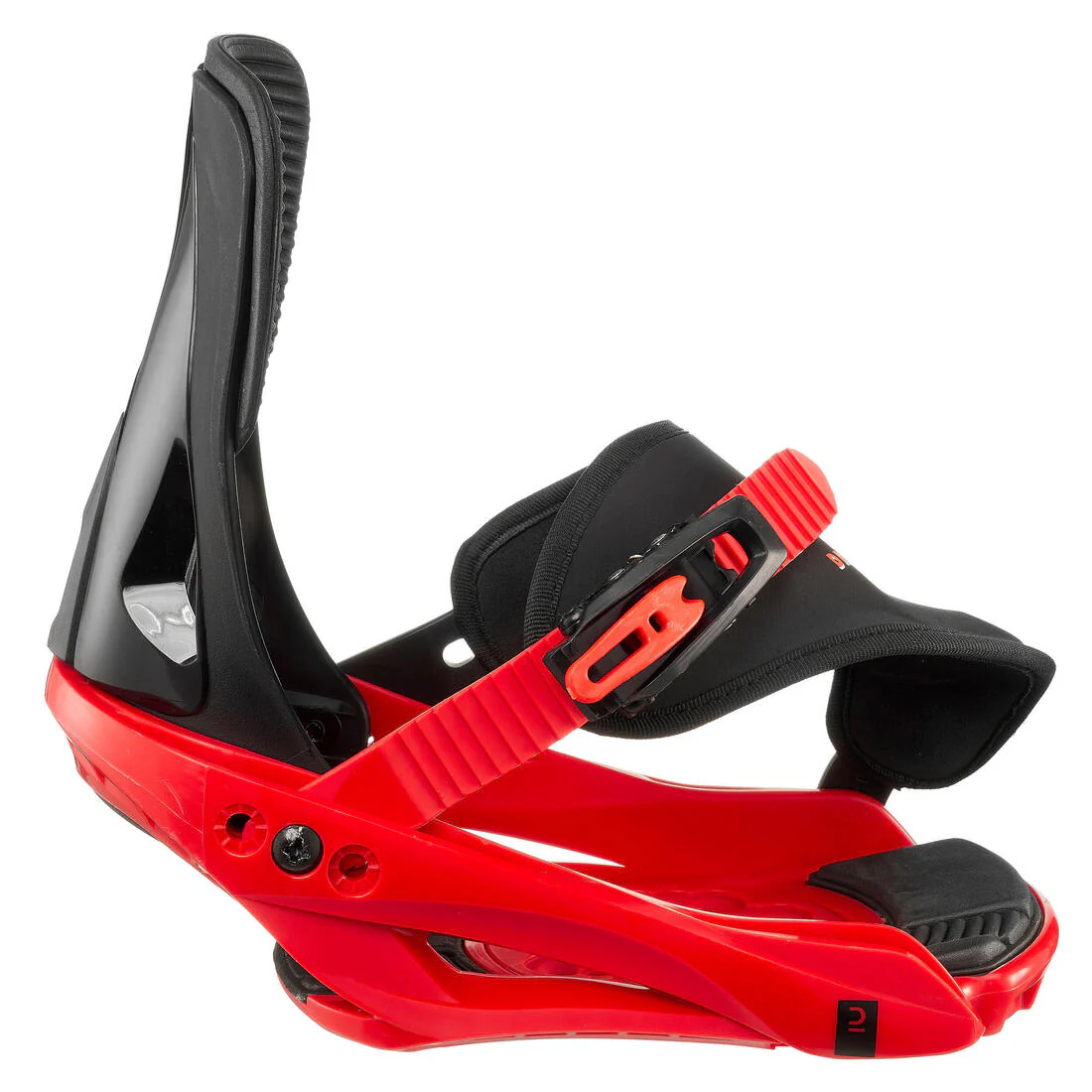 Fijaciones snowboard rápidas niños - Faky S - negro y rojo - Image 5