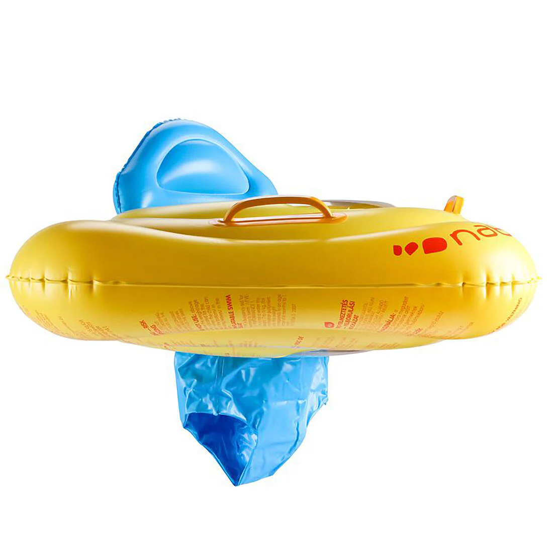 Flotador de natación con asiento con asas para bebés de 7 a 11 kg amarillo - Image 17