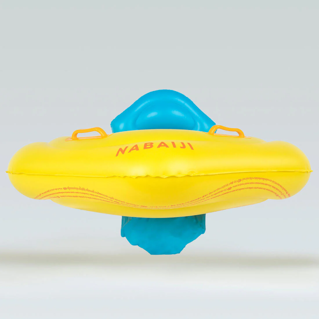 Flotador de natación con asiento con asas para bebés de 7 a 11 kg amarillo - Image 5