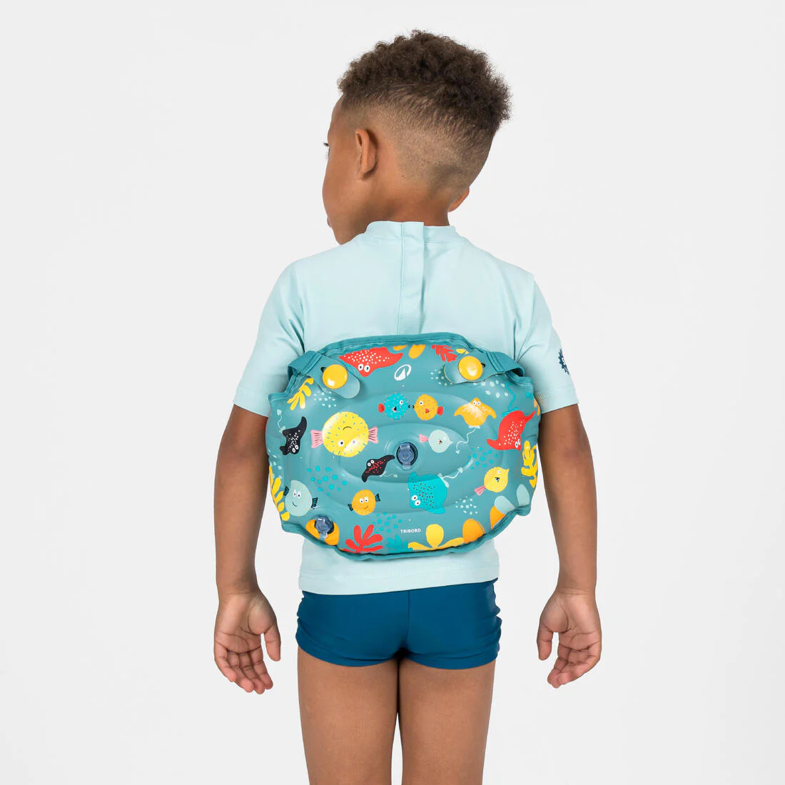 Flotadores de natación evolutivos con estampado floral para niños Tiswim - Image 17