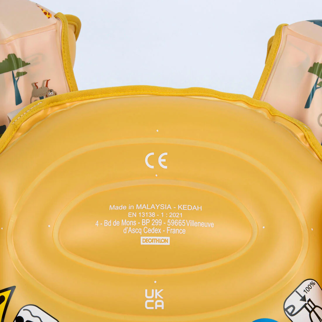 Flotadores de natación evolutivos con estampado floral para niños Tiswim - Image 18