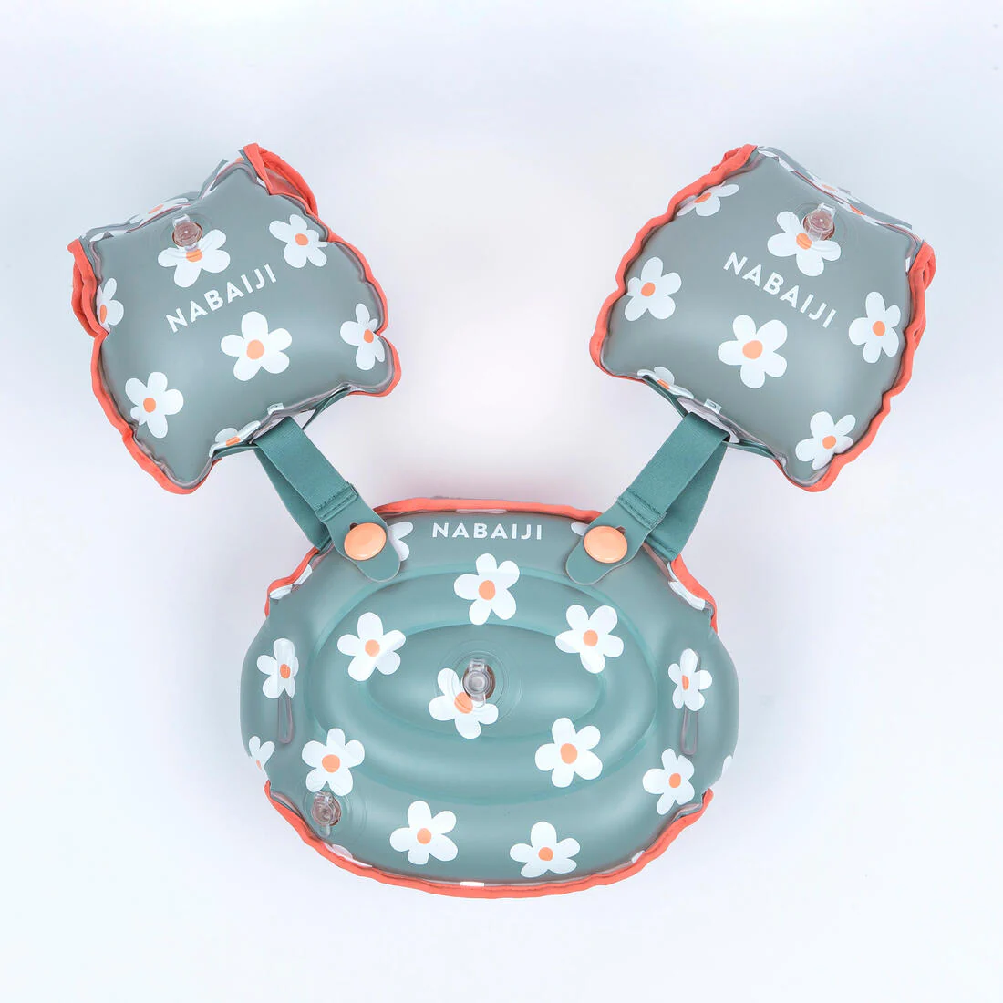 Flotadores de natación evolutivos con estampado floral para niños Tiswim - Image 34