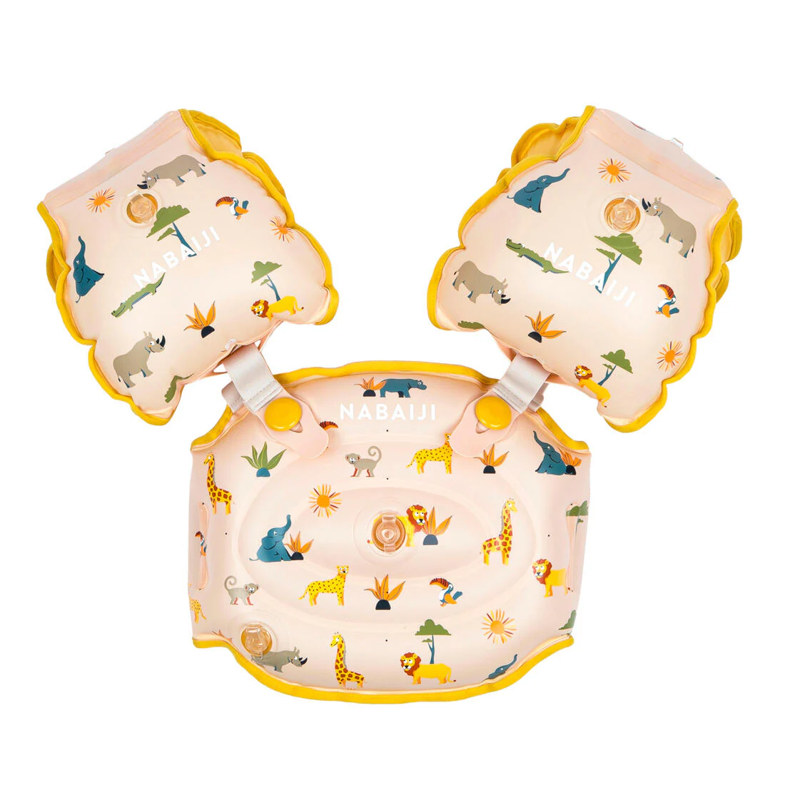 Flotadores de natación evolutivos con estampado floral para niños Tiswim - Image 38