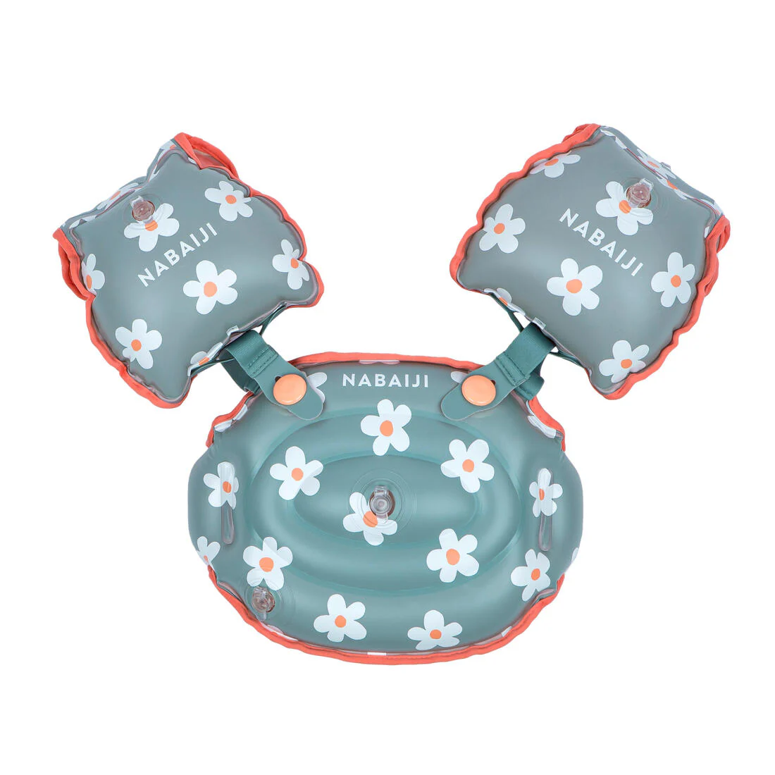 Flotadores de natación evolutivos con estampado floral para niños Tiswim - Image 4