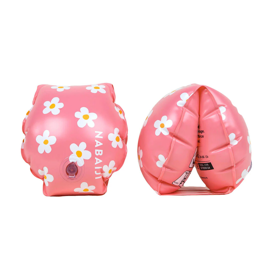 Flotadores de natación rosas con estampado floral para niños de 11 a 30 kg - Image 26