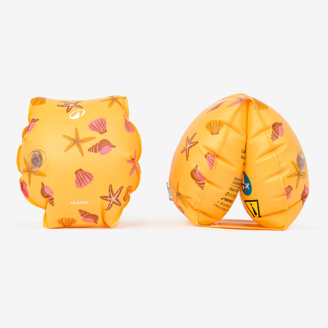 Flotadores de natación rosas con estampado floral para niños de 11 a 30 kg - Image 3