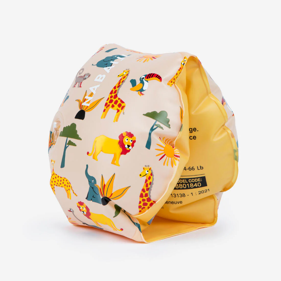 Flotadores de natación rosas con estampado floral para niños de 11 a 30 kg - Image 6