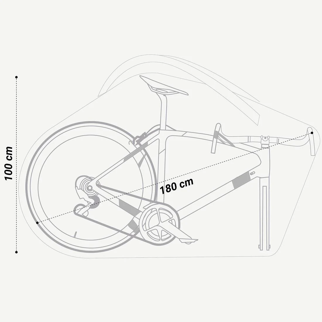 Funda de bikepacking para bicicleta compacta y ligera - Image 3
