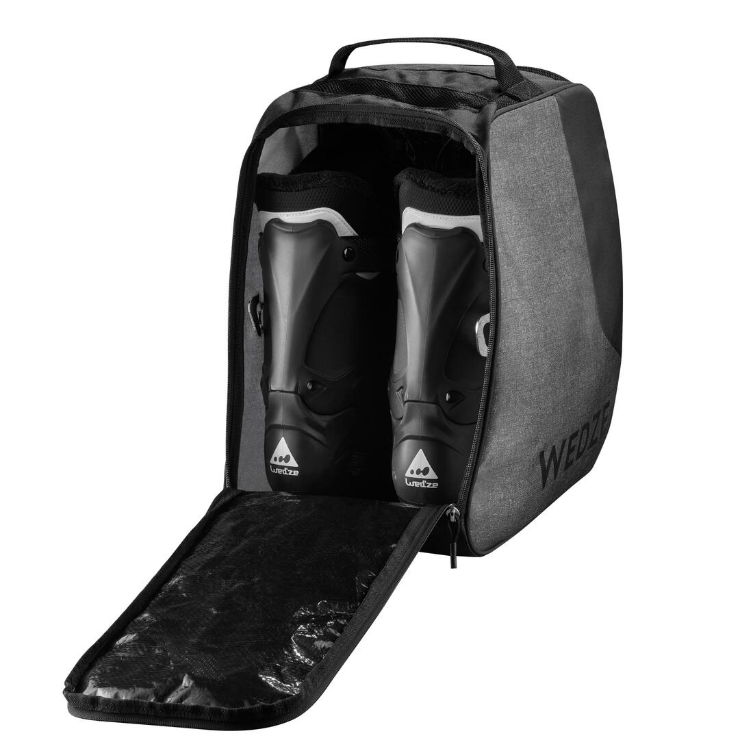 FUNDA DE BOTAS DE ESQUÍ - 500 - GRIS NEGRO - Image 2