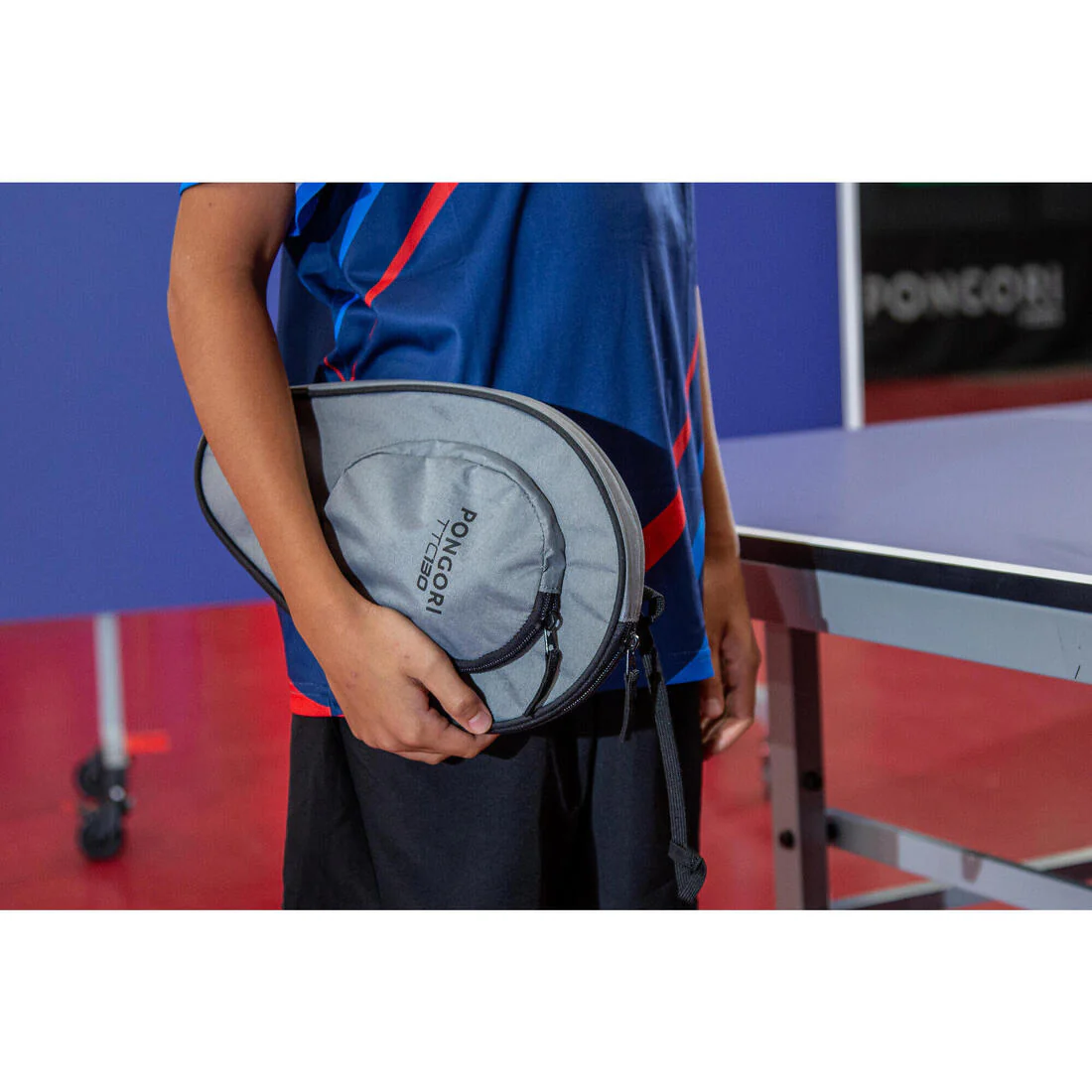 FUNDA DE RAQUETA DE PING PONG TTC 130 GRIS - Image 8