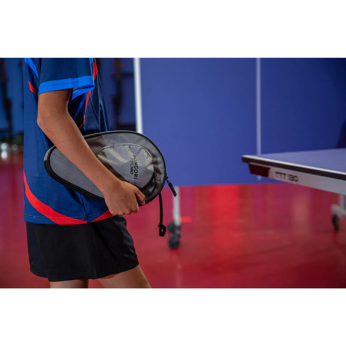 FUNDA DE RAQUETA DE PING PONG TTC 130 GRIS - Image 9