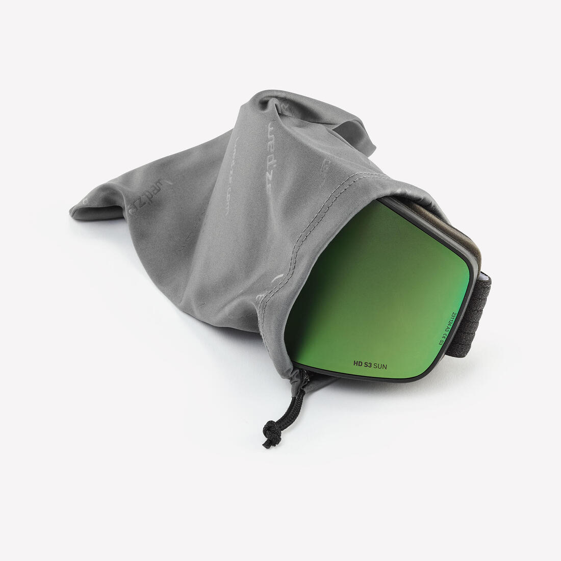 FUNDA GAFAS ESQUÍ Y SNOWBOARD B 100 GRIS