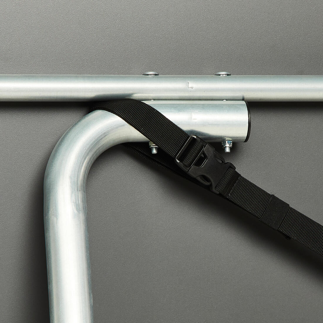Funda para mesa de ping-pong de tamaño estándar plegada gris PPTC - Image 9
