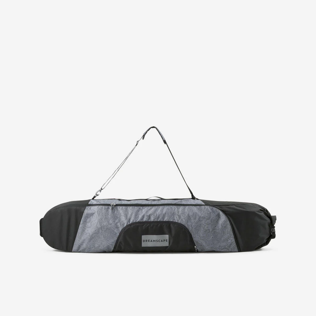 Funda viaje snowboard 142 a 170 cm, transporte - negra