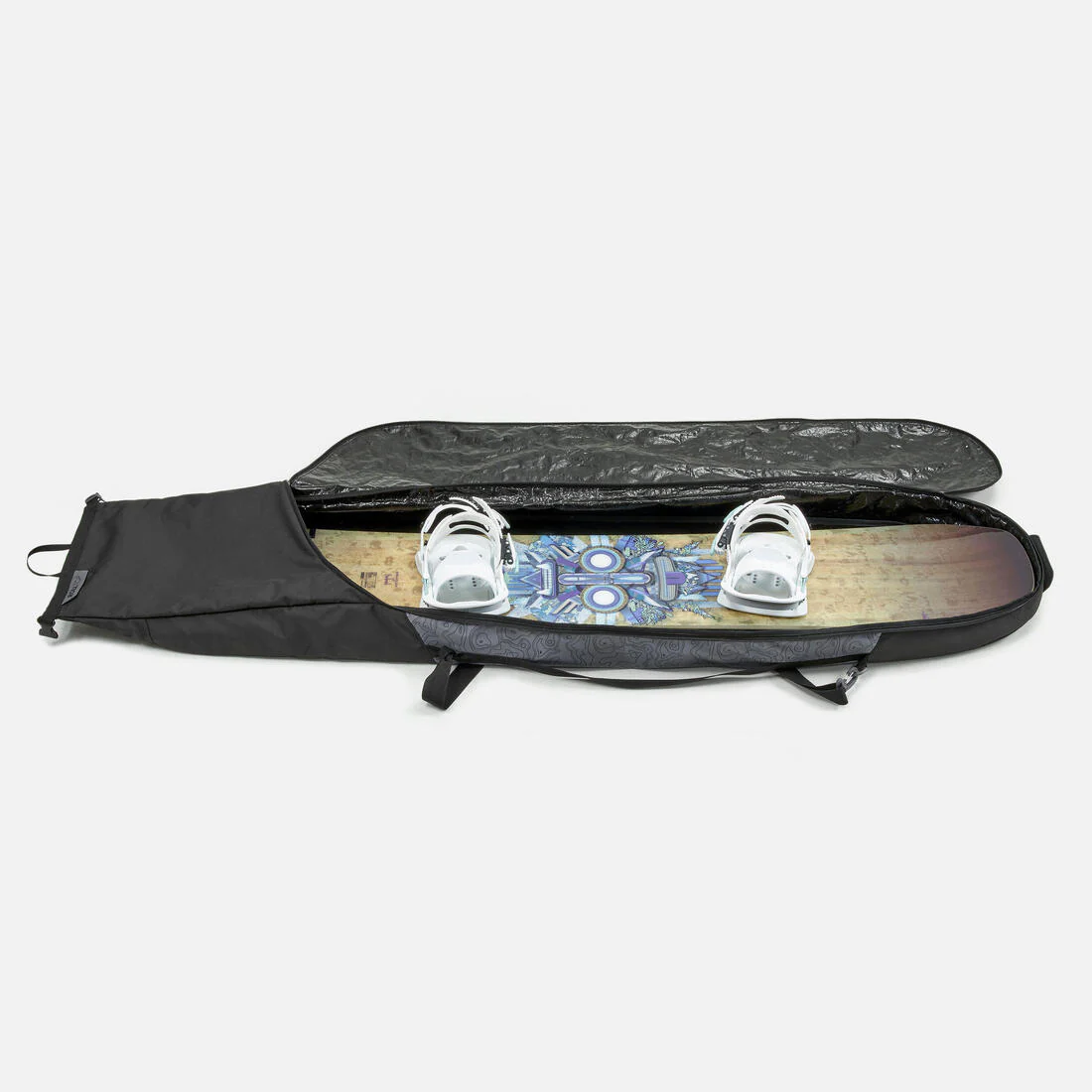Funda viaje snowboard 142 a 170 cm, transporte - negra - Image 3