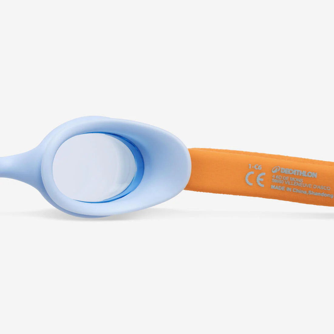 Goggles de natación amarillos con cristales tintados azules Kuwee - Image 17