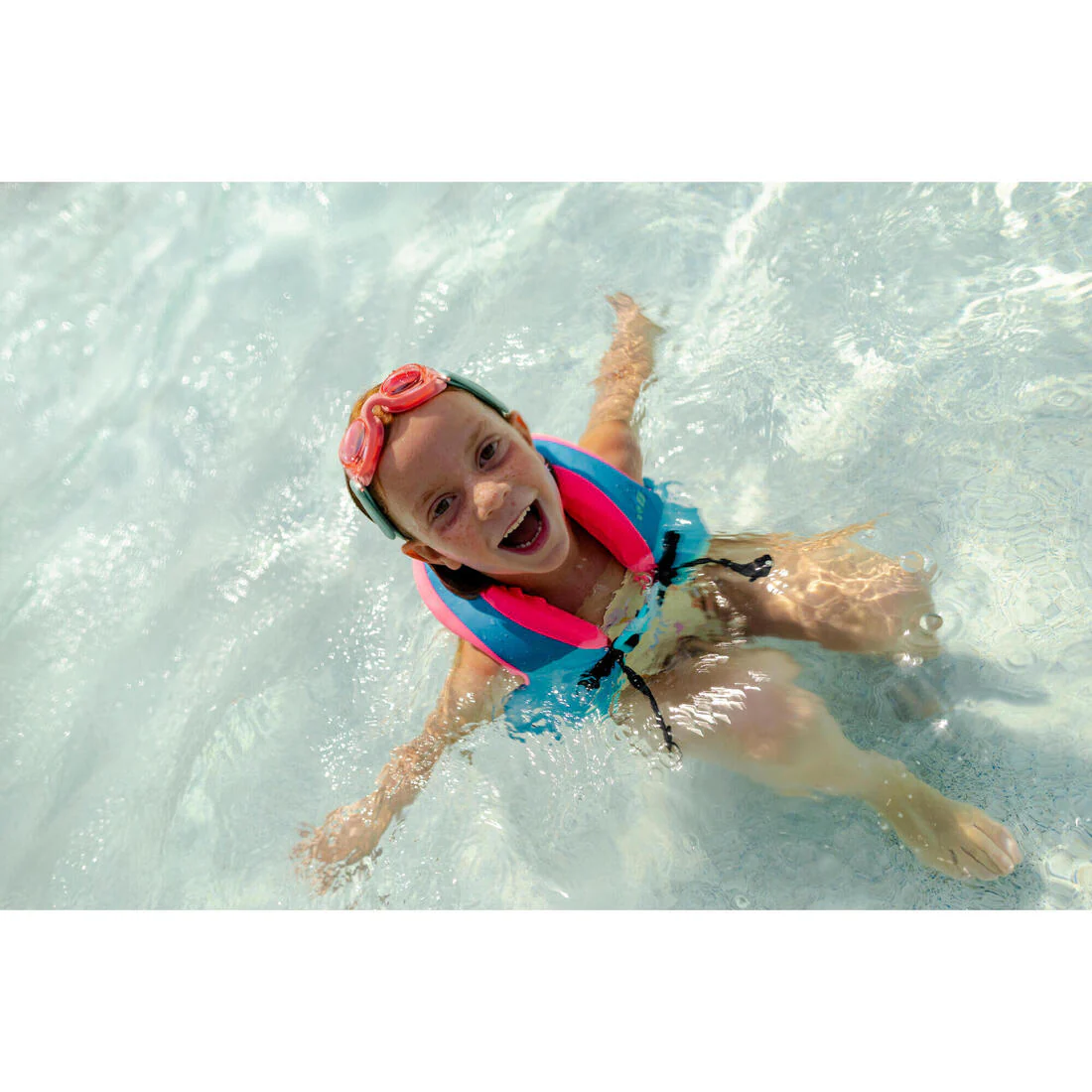 Goggles de natación amarillos con cristales tintados azules Kuwee - Image 24