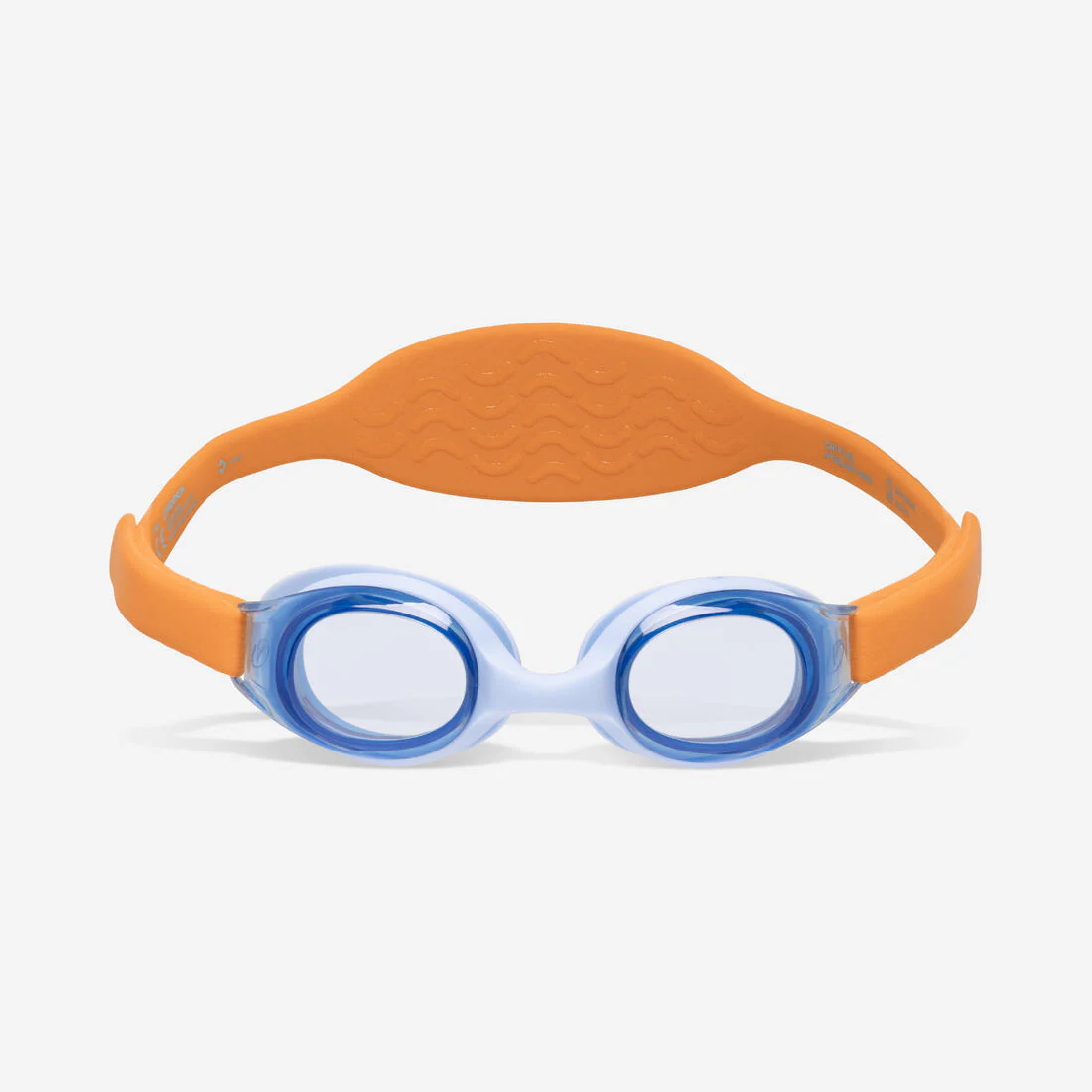 Goggles de natación amarillos con cristales tintados azules Kuwee - Image 5