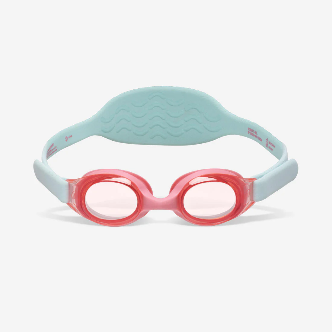 Goggles de natación amarillos con cristales tintados azules Kuwee - Image 6