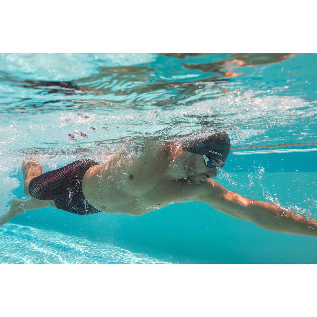 Goggles de natación con cristales ahumados antivaho negros unitalla Bfast - Image 40