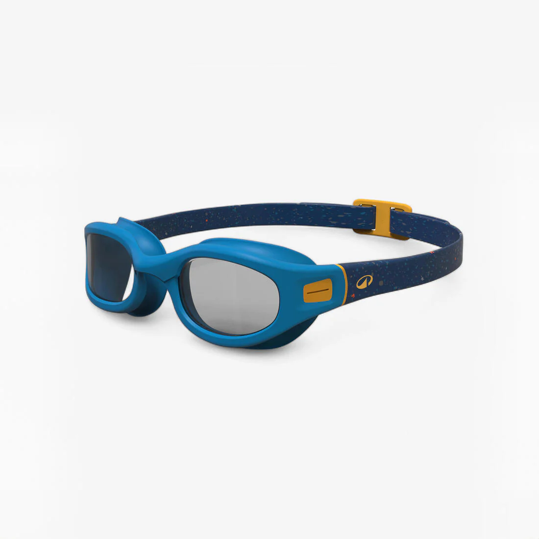 Goggles de natación con cristales claros azules con amarillo talla CH Soft