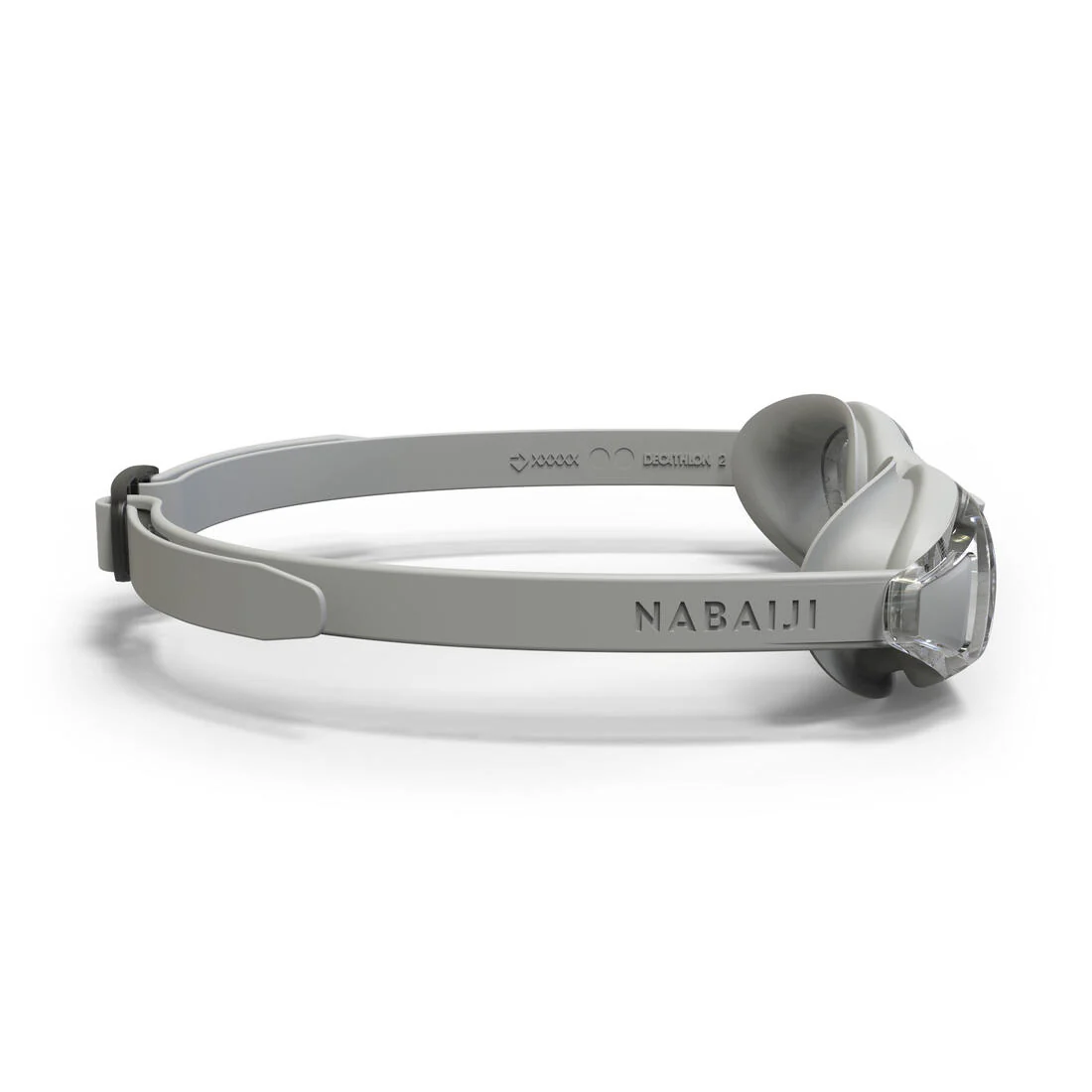 Goggles de natación con cristales claros gris unitalla Ready - Image 2