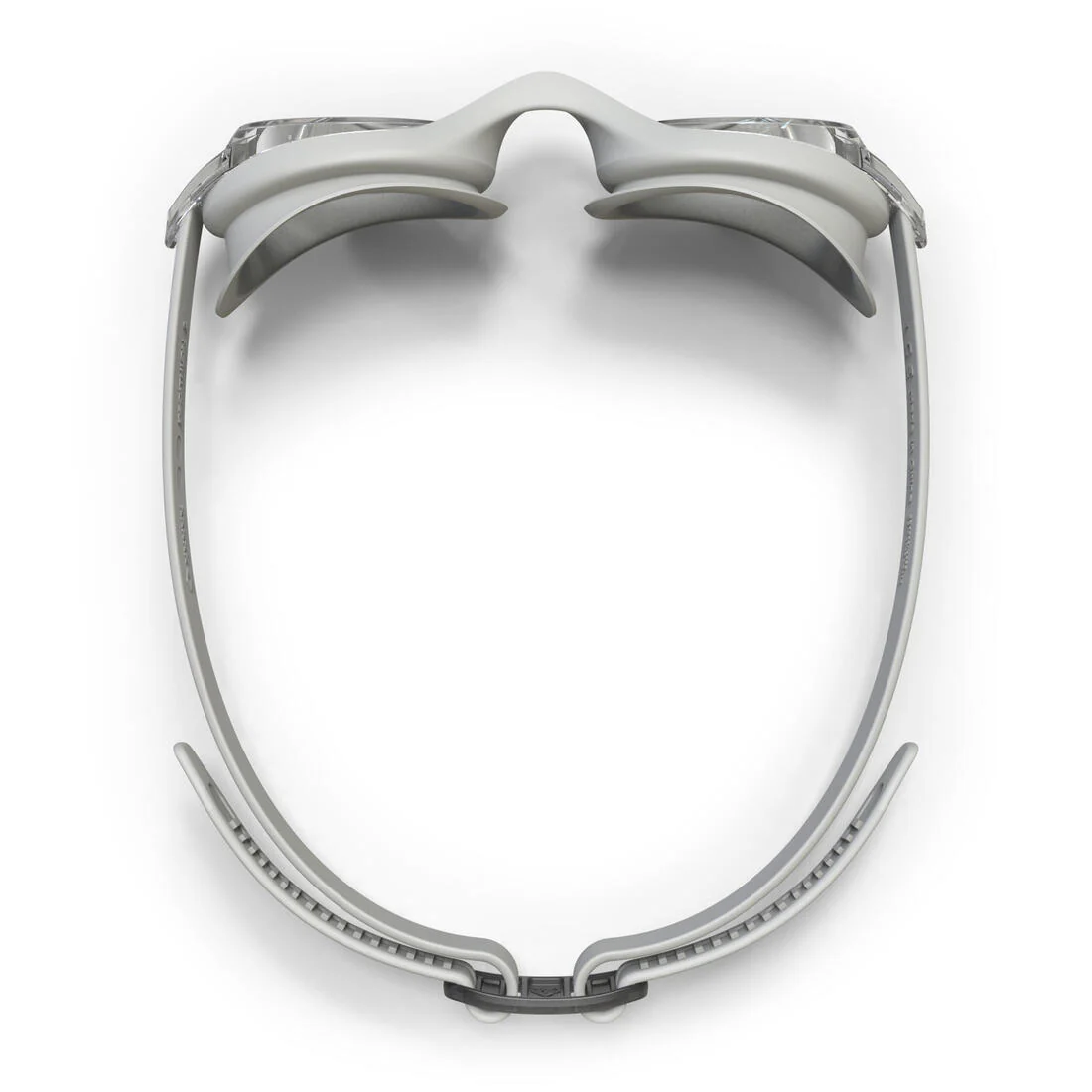 Goggles de natación con cristales claros gris unitalla Ready - Image 4